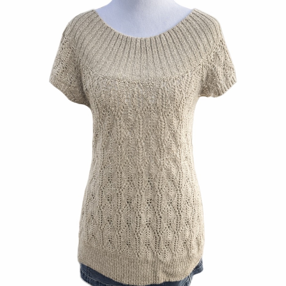 Decree Cream Knit Sweater